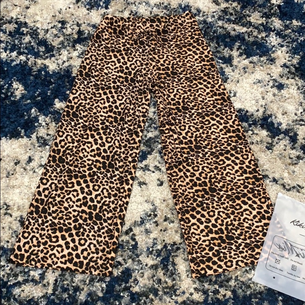 Leopard Wide Leg Lounge/Pajama Pants
